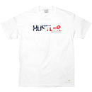 40s &amp; Shorties Hustler Logo 2 S/S T-Shirt White. Famous Rock Shop Newcastle, 2300 NSW. Australia