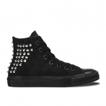 Converse Hi CT Collar Studs Phantom Black Suede Leather