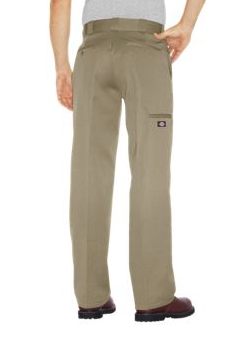 Dickies 85-283 Loose Fit Double Knee Khaki Men's Work Pants - Reinforced double knee for super durability- Extra pocket on leg- Wrinkle resistant; Stain release finish- Permanent crease Loose fit. Convenient extra pocket on leg. 8.5 oz. twill fabric, 65% polyester/35% cotton Famous Rock Shop Newcastle 2300 NSW Australia