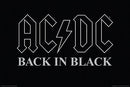 ACDC Back in Black Tour 1980 Poster