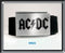 ACDC Black Web Belt BWB25 Famousrockshop