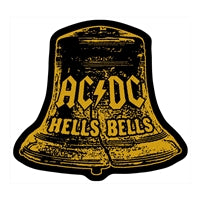ACDC Hells Bells Cut Out SP2829 Sew on Patch Famous Rock Shop