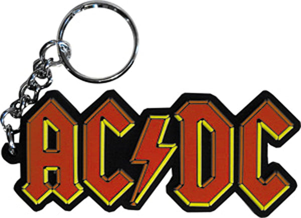 ACDC Logo Die Cut Keyring