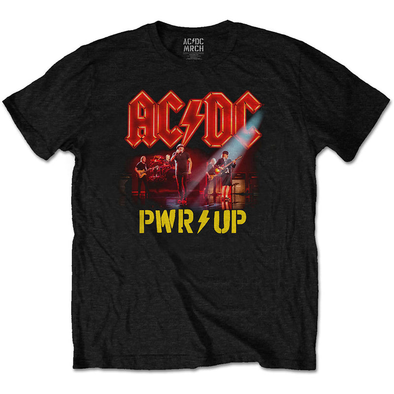 AC/DC Neon Live Unisex Tee Famousrockshop