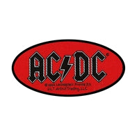 ACDC Oval Logo SP1901 Sew on Patch Famous Rock Shop