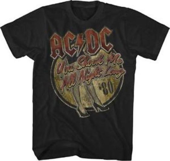 AC/DC You Shook Me '80 Unisex Tee