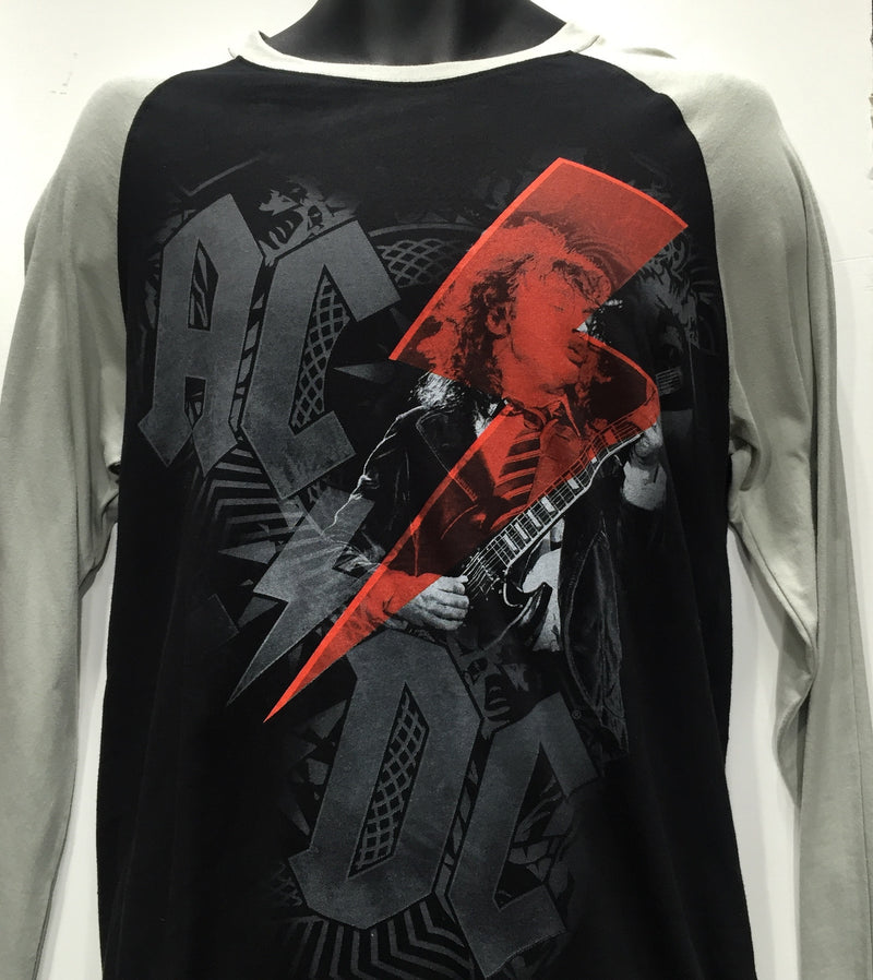 AC/DC Angus Long Sleeve T Shirt Famous Rock Shop Newcastle 2300 NSW