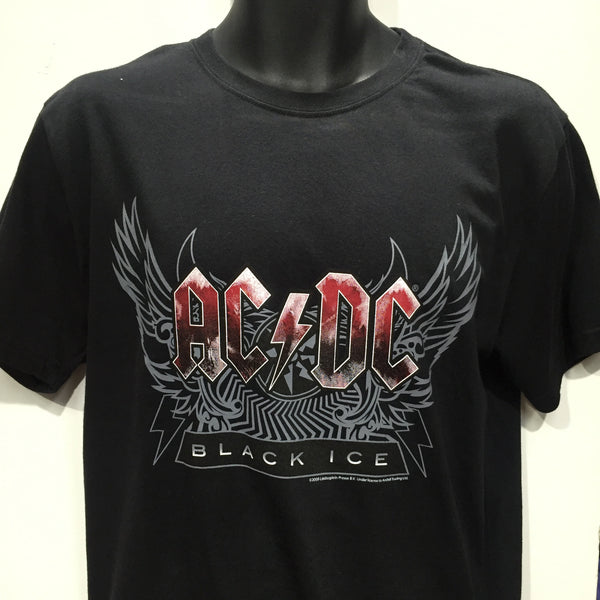 AC/DC  Black Ice Australia Tour 2010 T-Shirt Famous Rock Shop 517 Hunter Street Newcastle 2300 NSW Australia