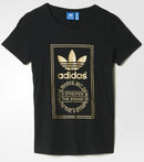 Adidas Originals Logo Essential Gold Women's T-Shirt