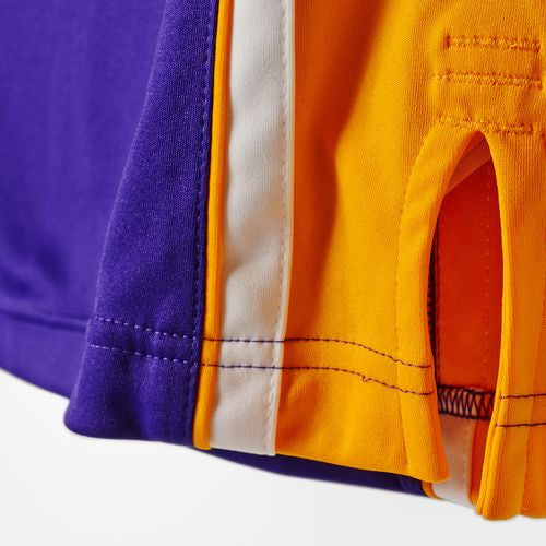 Adidas Yellow 'Bryant' Lakers Romper - Infant