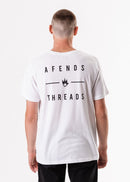 Afends Company Standard Fit Tee White M183010