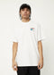 Afends Back to It  Recycled Retro T-Shirt White