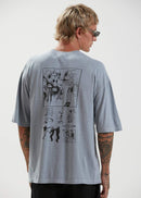 Afends Doom Future Hemp Oversized Tee Abyss