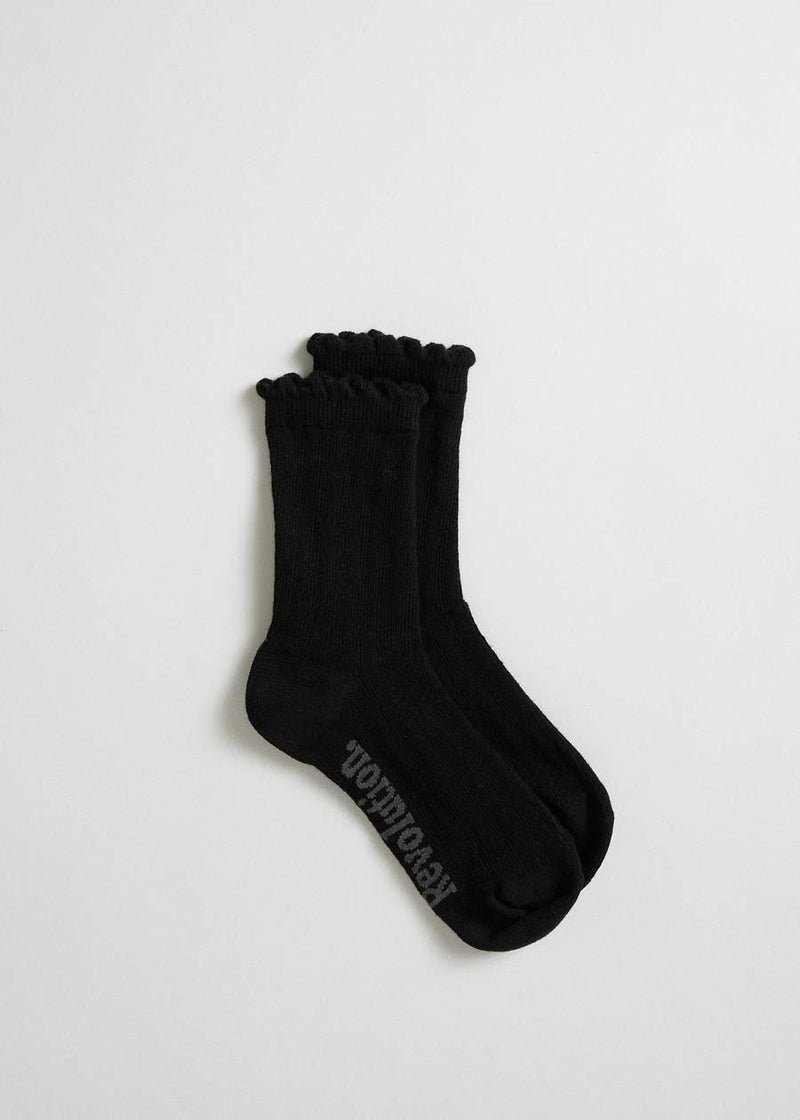 Afends Field of Dreams Hemp Socks One Pack Black