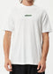 Afends Heatwave Hemp Retro T-Shirt White