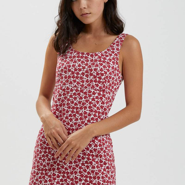 afends mod mini dress Afends Madeline O'Donoghue Artist Series Hemp Canvas Floral Mini Dress –  Famous Rock Shop