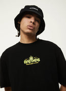 Afends Programmed Hemp Boxy T-Shirt Black