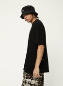 Afends Programmed Hemp Boxy T-Shirt Black