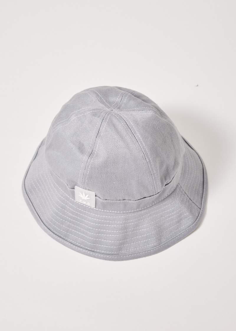 Afends Static Hemp Bucket Hat Shadow