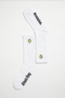 Afends Tito Flame Hemp Socks One Pair White