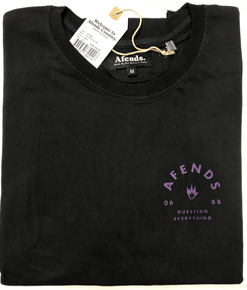 Afends Roll Bandcut Muscle Tee Black M183087 Famous Rock Shop Newcastle 2300 NSW Australia