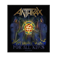 Anthrax For All Kings SP2899 Sew on Patch Famous Rock Shop