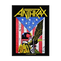 Anthrax Judge Dredd SP3117 Sew on Patch Famous Rock Shop