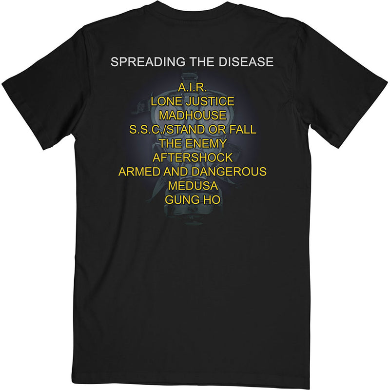 Anthrax Spreading The Disease Track List Unisex T-Shirt..