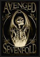 Avenged Sevenfold Scorched Woven Patch  Famous Rock Shop