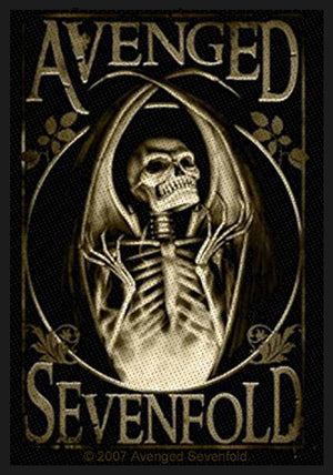 Avenged Sevenfold Scorched Woven Patch  Famous Rock Shop