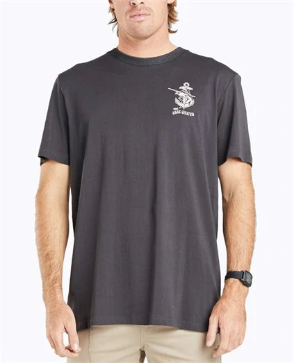 Batten Down The Hatches SS Tee Vintage Black H222M01003