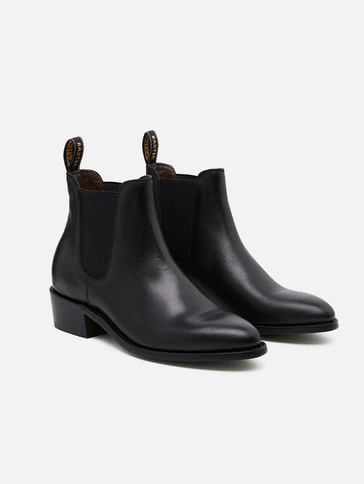 Baxter Dancer Black Leather Boots