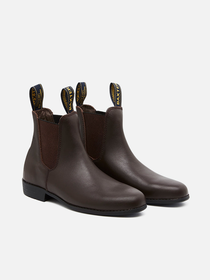 Baxter Appaloosa Mahogany Leather Boots