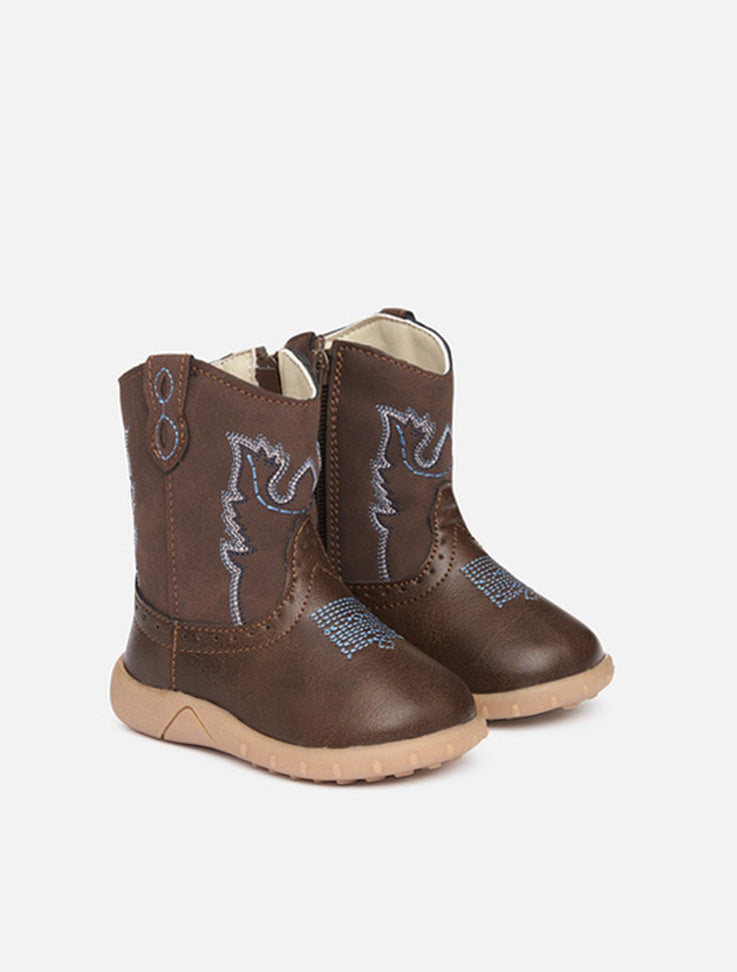 Baxter Baby Western Dark Brown Boots