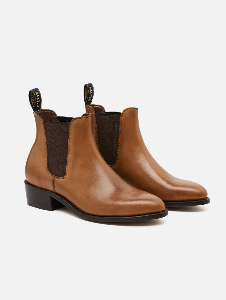 Baxter Dancer Tan Leather Boots