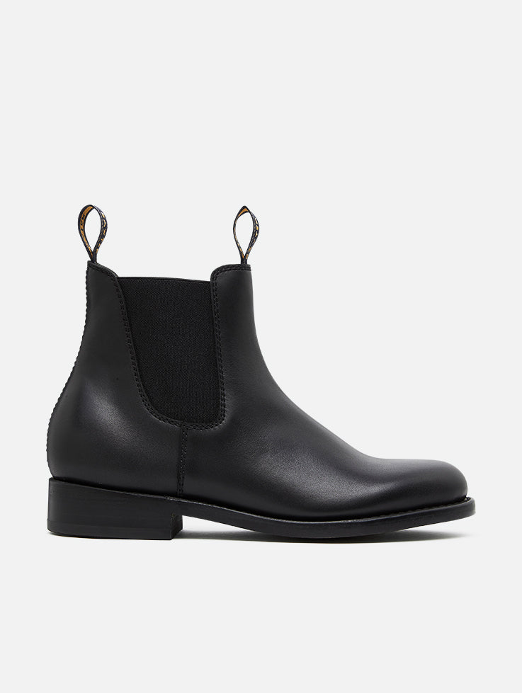 Baxter Royal Black Leather Boots