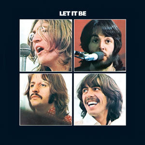 Beatles The Let Be Vinyl Sticker