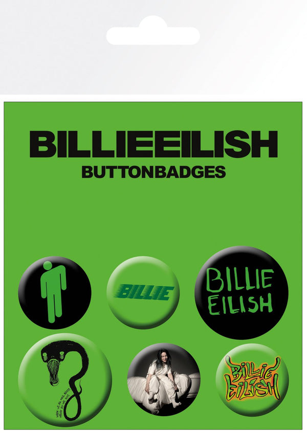 Billie Eilish Badge 6 Pack