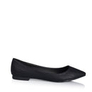 Billini Vania Black Tumble Vegan Flat Slip-On