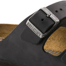 Birkenstock Arizona Black Narrow Fit Oiled Nubuck Leather