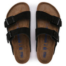 Birkenstock - Arizona Black Suede Leather SFB