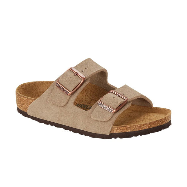 Birkenstock Arizona Kids Taupe Suede Leather