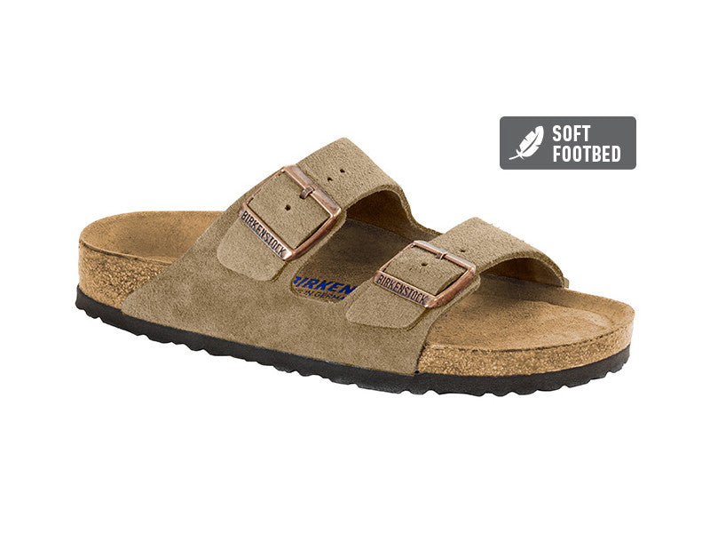 Birkenstock Arizona SFB Suede Leather Taupe