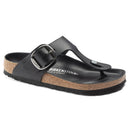 Birkenstock Gizeh Big Buckle Smooth Natural Leather Black