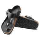 Birkenstock Gizeh Big Buckle Smooth Natural Leather Black