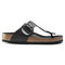 Birkenstock Gizeh Big Buckle Smooth Natural Leather Black