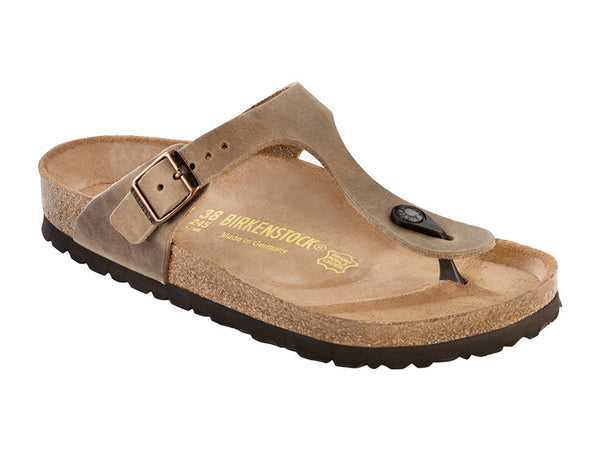 Birkenstock Gizeh Tabacco Brown Oiled Leather