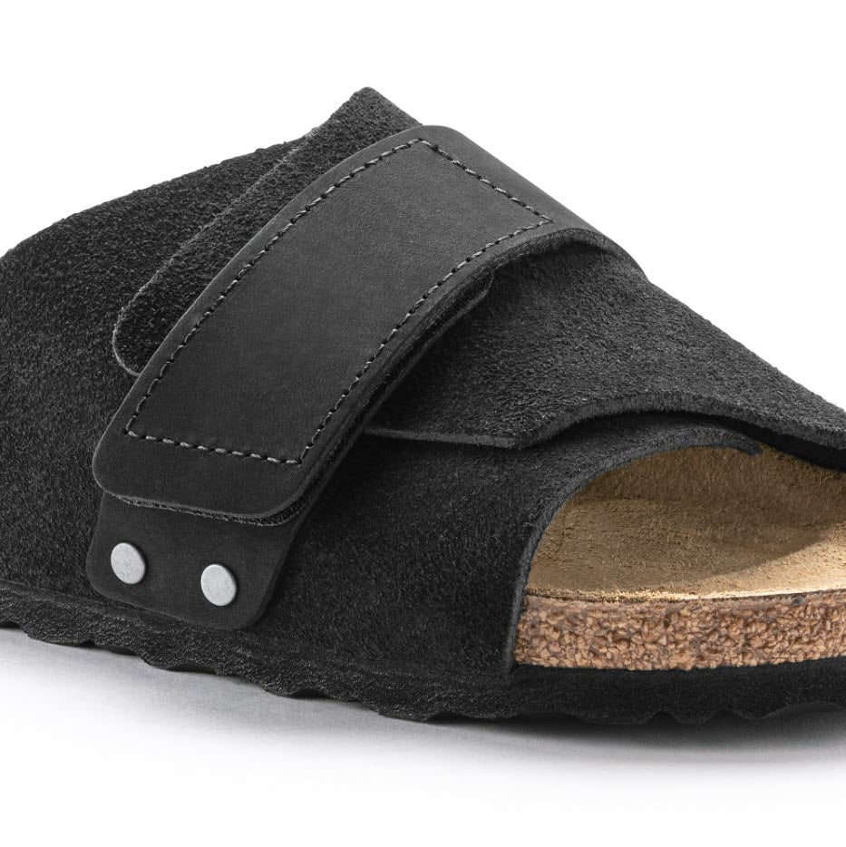 Birkenstock Kyoto Black Nubuck Leather 1022350