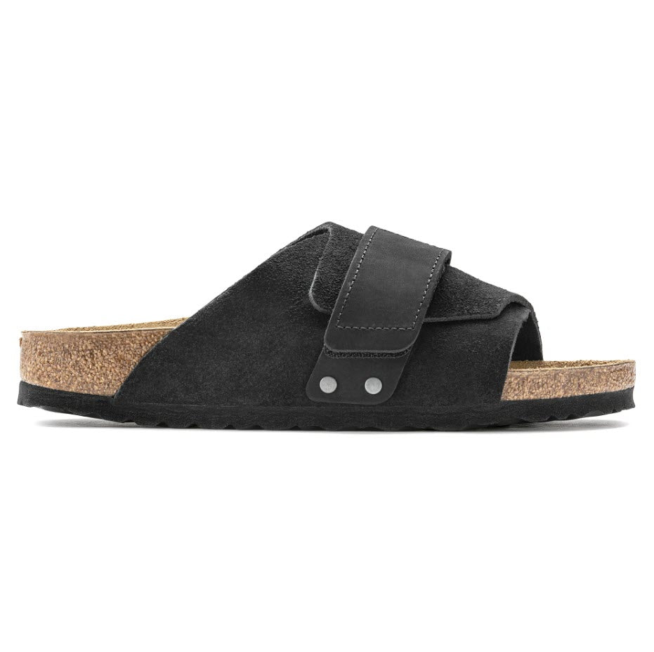 Birkenstock Kyoto Black Nubuck Leather 1022350