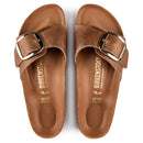 Birkenstock Madrid Big Buckle Natural Oiled Leather Cognac